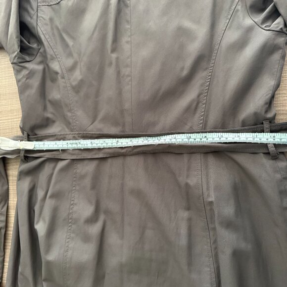 INC - Grey Belted Jacket with Ruffle detail - Size L - Picture 13 of 15